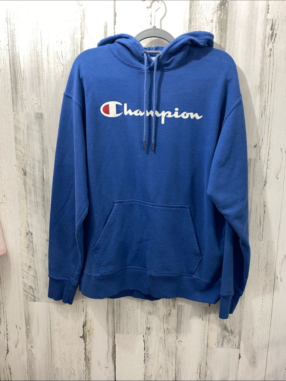 0618 Champion Royal Blue Pullover Hoodie